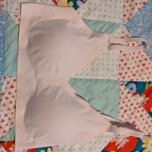 True and co light pink adjustable bra